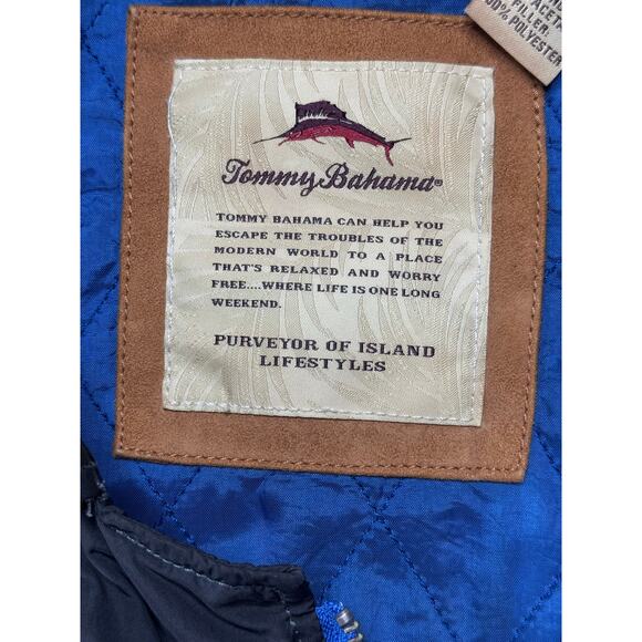 Tommy Bahama Men's Black Full Zip Lightweight Jacket - Size M - Picture 3 of 7